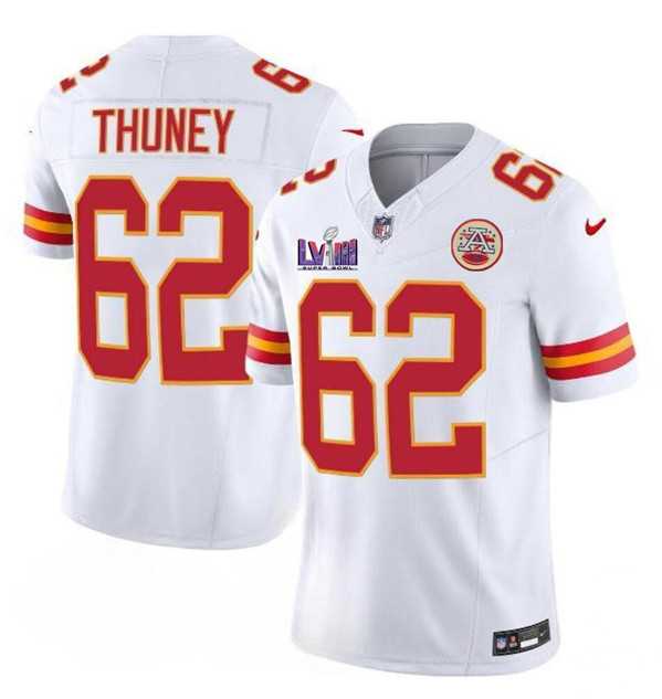 Men & Women & Youth Kansas City Chiefs #62 Joe Thuney White 2024 F.U.S.E. Super Bowl LVIII Patch Vapor Untouchable Limited Jersey,We sell and wholesale Men & Women & Youth Kansas City Chiefs #62 Joe Thuney White 2024 F.U.S.E. Super Bowl LVIII Patch Vapor Untouchable Limited Jersey on line form chian!